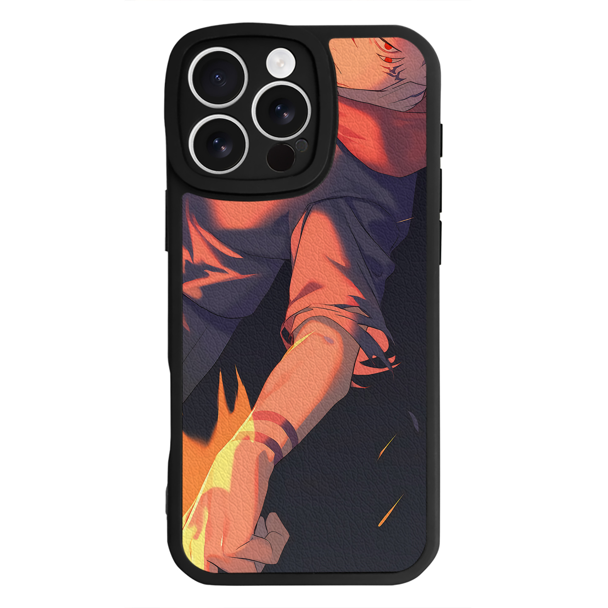 （画像用） 呪術廻戦 Jujutsu Kaisen 【iPhone 16シリーズ対応】シリコンスマホケース（レザー調） 材質：シリコン